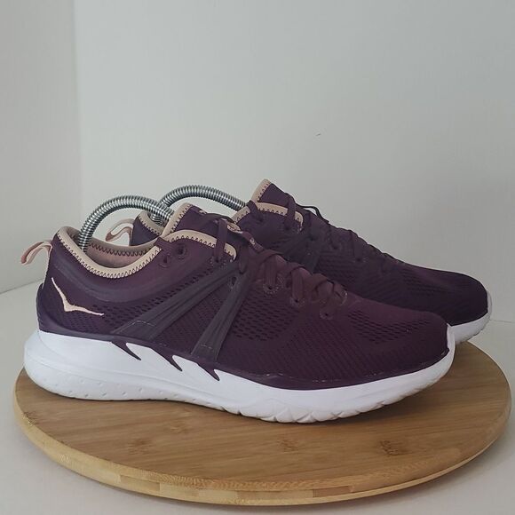 Hoka One One Tivra Italian Plum/Evening Sand Women's Sz 9.5 - Picture 1 of 13
